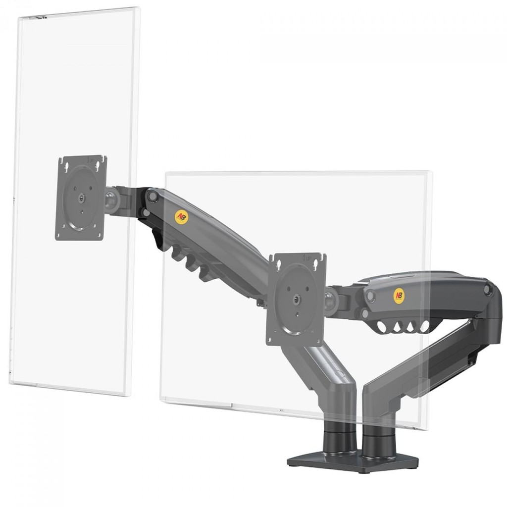 Suporte de Mesa North Bayou F160, Articulado, Pistão, 17 Até 27 Pol, Preto, North Bayou - F160 em Oferta na Shopee