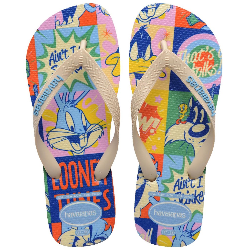 Chinelo Havaianas Top Clássicos Warner Looney Tunes em Oferta na Shopee