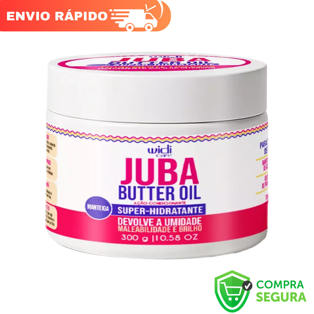 Juba Butter Oil Super Hidratante Ação Condicionante 300g - Widi Care em Oferta na Shopee