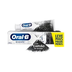 CREME DENTAL ORAL B 3D 140GR LEVE+PAGUE- MINERAL CLEAN ESPECIAL