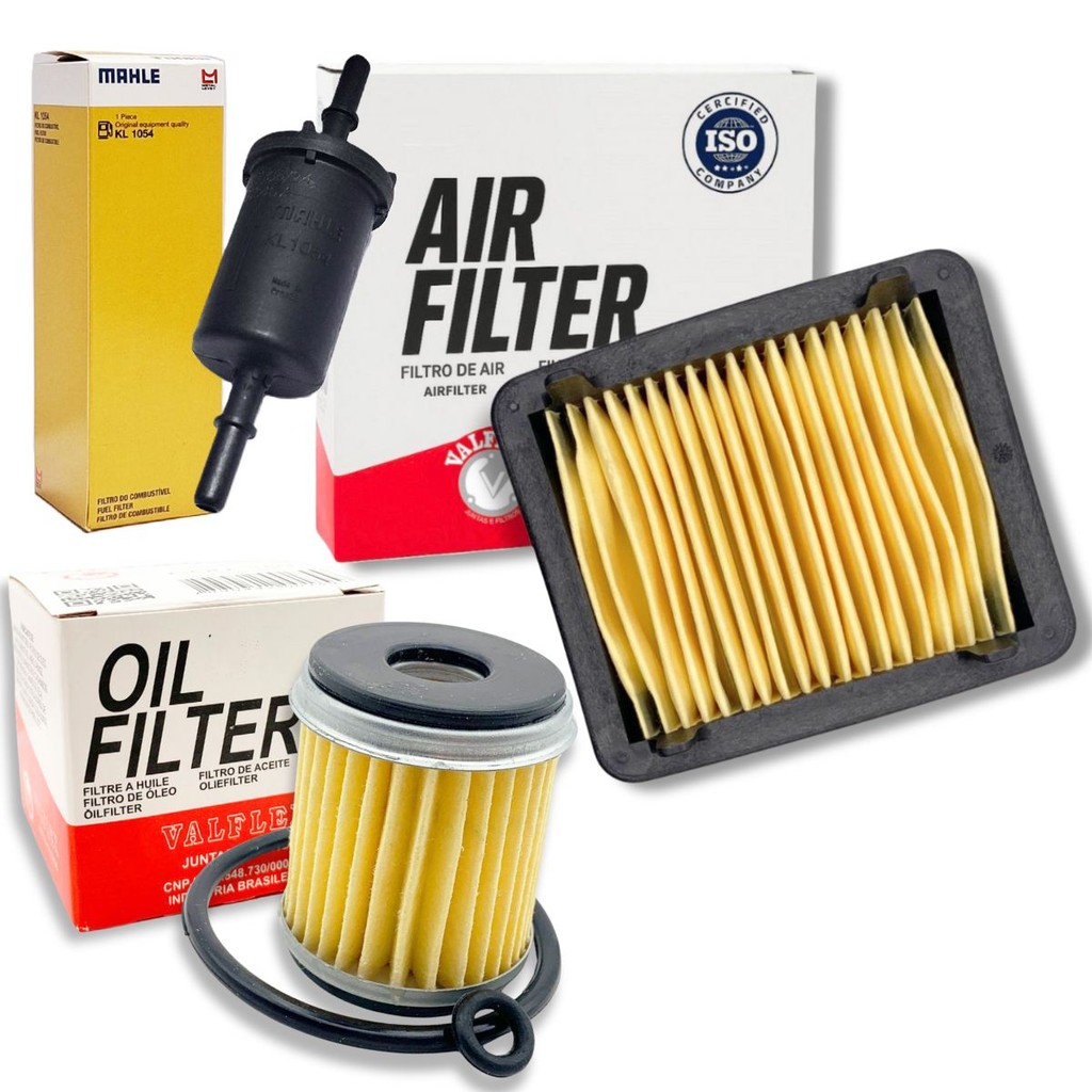 Kit de Filtros Lander 250 2016-2026 / Teneré 2016-2019 (Filtro de Óleo + FIltro de Ar + Filtro de Combustível) em Oferta na Shopee