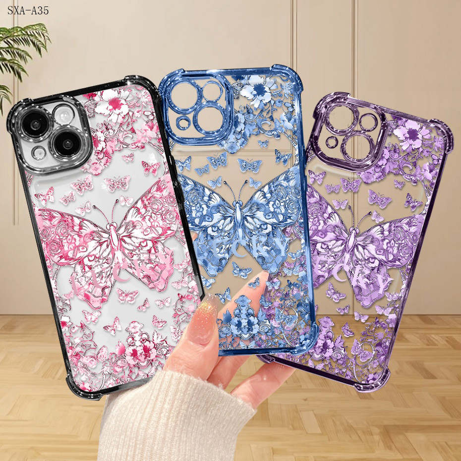 Capa Para Samsung Galaxy A35 A34 A32 A31 A30 A25 A23 A22 A21S A50 A30S A51 A52 A52S A53 4G 5G Capinha Silicone 0665 FS