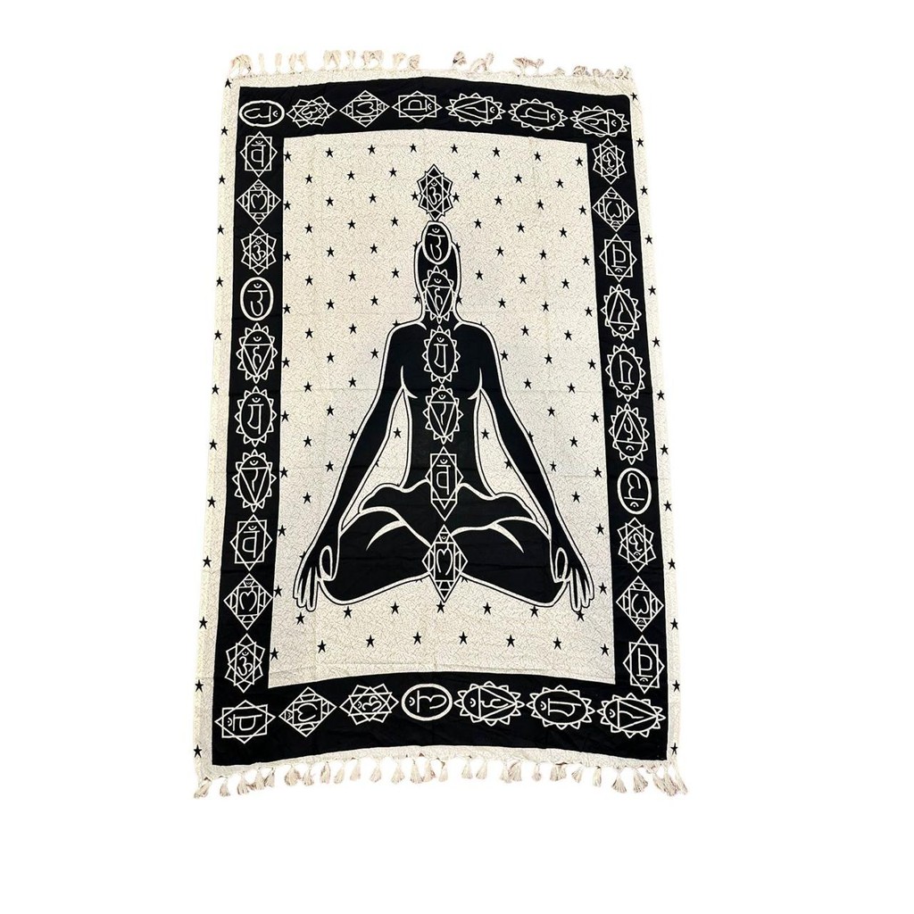 Imagem Canga Poliéster Mandala Yoga Meditação 755 Banho Praia Mar