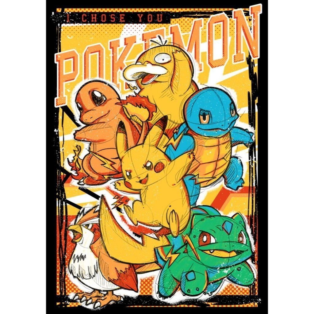 Quadro Decorativo Pokemon Placa Decorativa MDF Placa decorativa MDF