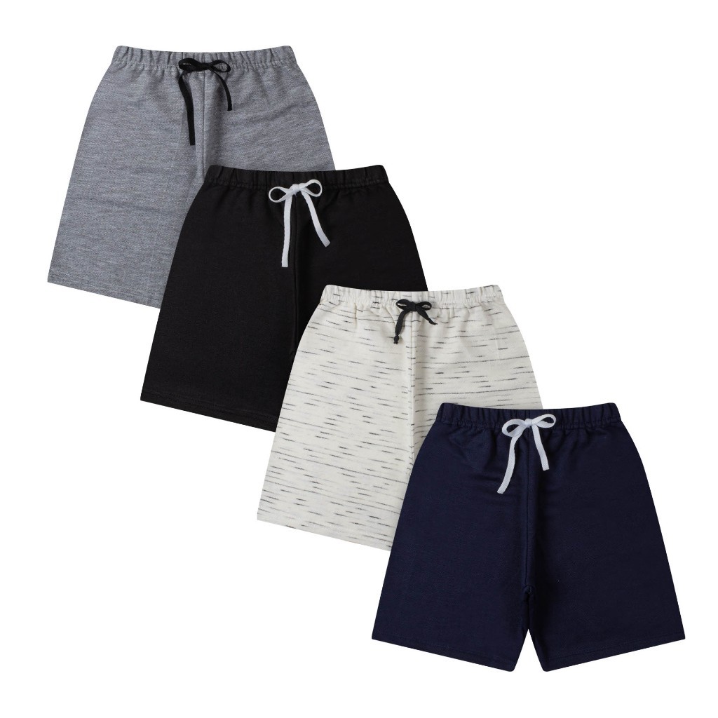 Bermuda Masculina Shorts De Moletinho Infantil Juvenil Menino 100% Algodão