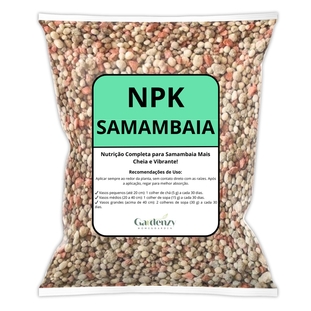 Adubo Fertilizante NPK para Samambaia – Crescimento Saudável e Folhagem Verde | 500g, 1kg ou 3kg em Oferta na Shopee