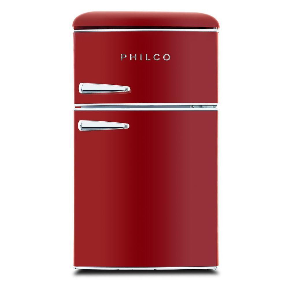 Frigobar Retrô Philco PFG100RV 87L 110V em Oferta na Shopee