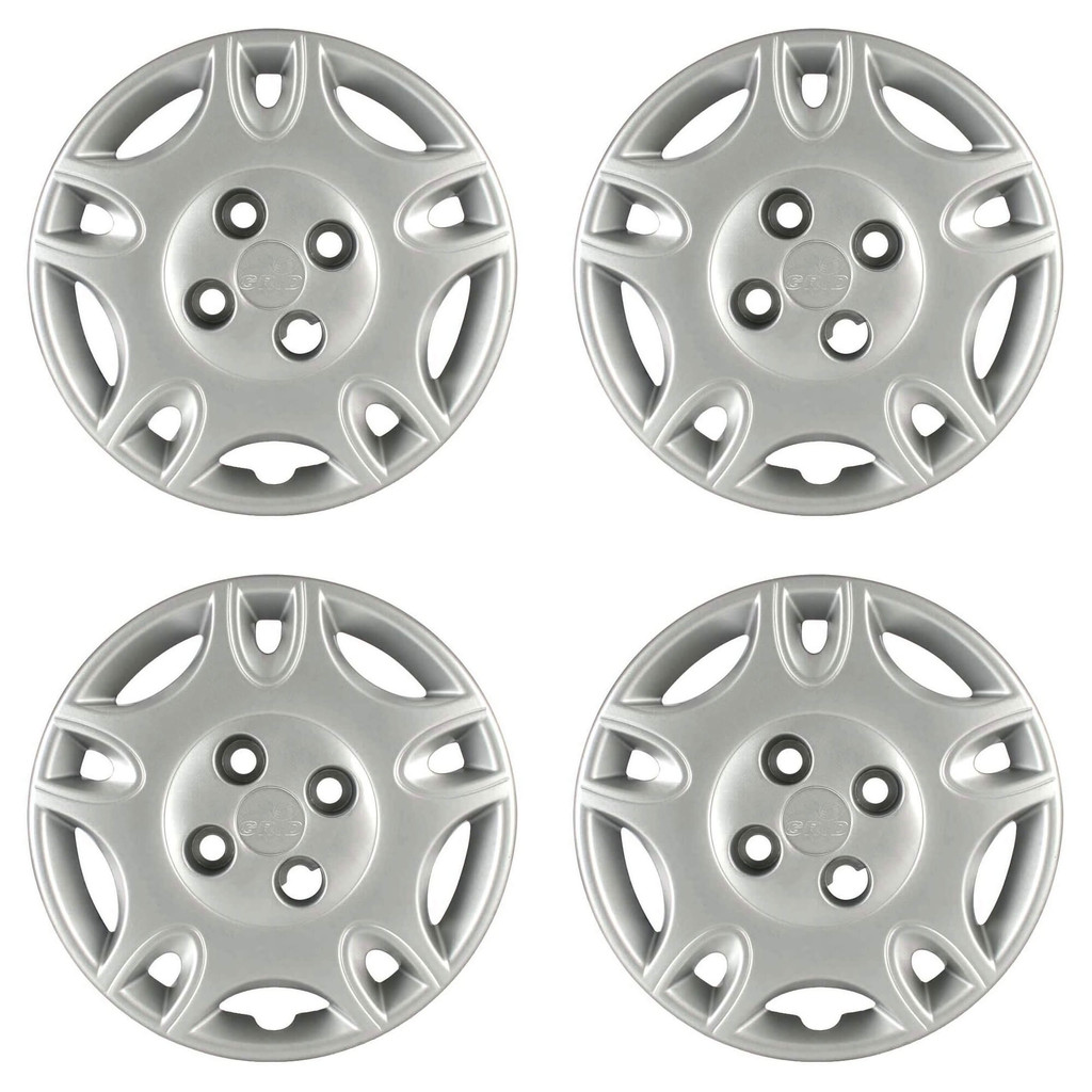 Calota Aro 13" cor Prata modelo Palio Fire 2004 Jogo c/ 4 Calotas Grid - 050CB-PTA-E