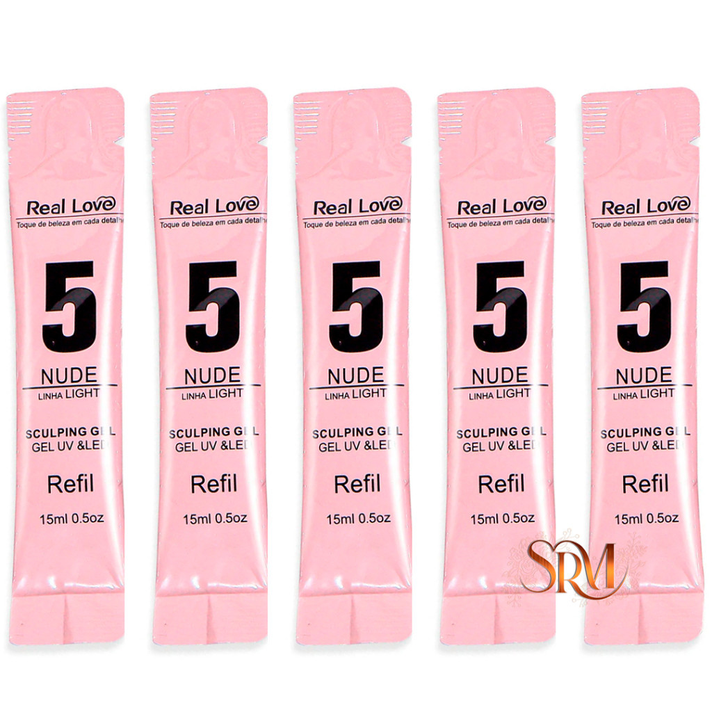 kit Sachê (5)Refil Gel Real Love 15ml — imagem 2 de 2