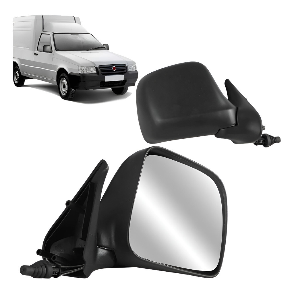 Retrovisor Fiorino 2011 2012 2013 2014 Com Controle Lado Direito Carona 4494