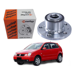 Cubo Rolamento Dianteiro Com Abs Polo 1.6 2.0 2003 A 2007