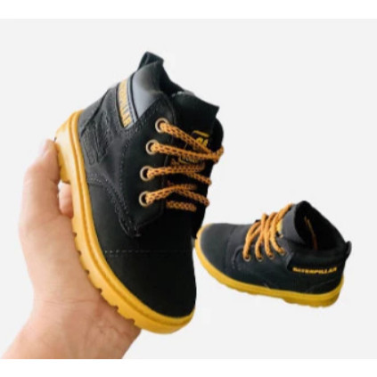 Bota Caterpillar Coturno infantil BB barata fashion menino menina 2025