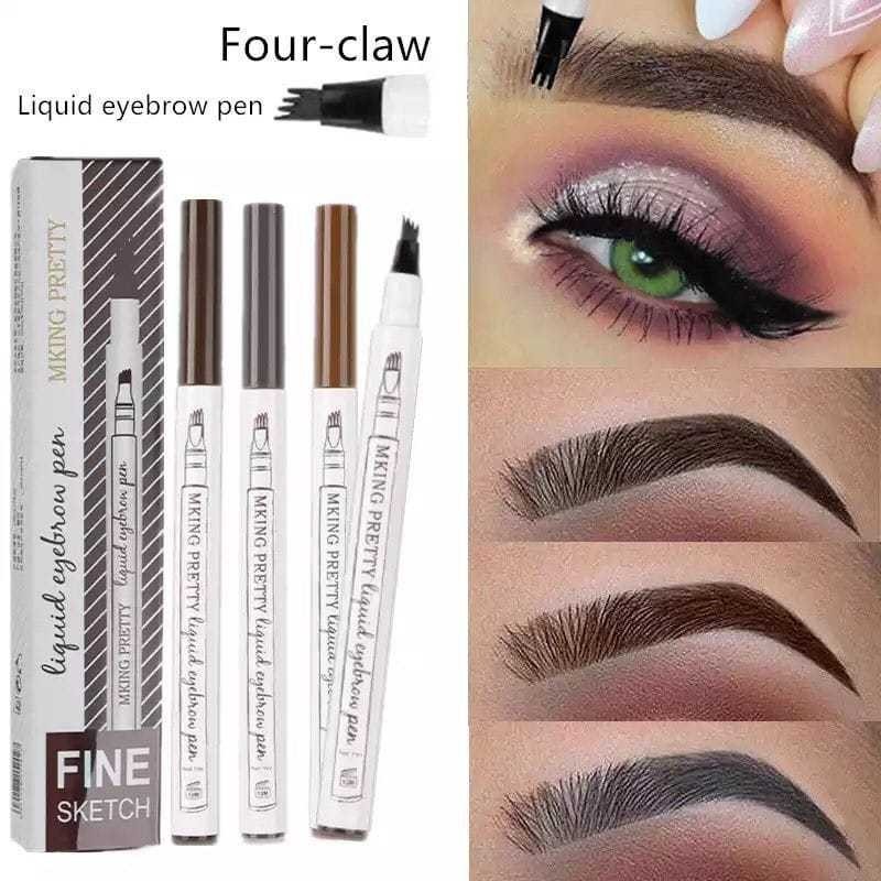Caneta Delineadora Para Sobrancelha Microblading Henna Fio A Fio Efeito 3D Longa Duração 24H