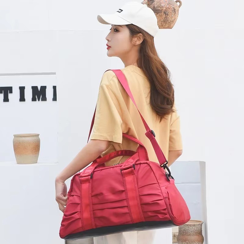 Bolsa de ginástica portátil para viagem, bolsa esportiva para atividades ao ar livre, natação, uso duplo, molhado e seco