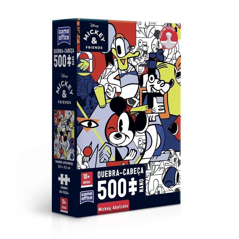 Imagem Quebra-cabeça 500 Peças Nano Mickey Abstrato - Toyster