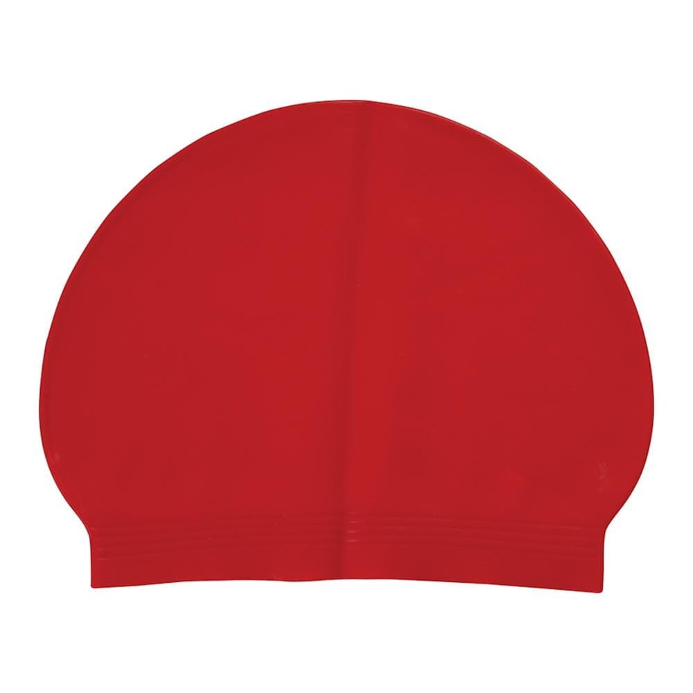 Touca de Natação Látex - vermelho em Oferta na Shopee