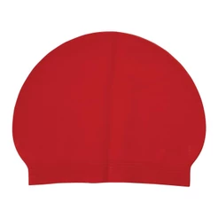 Touca de Natação Látex - vermelho