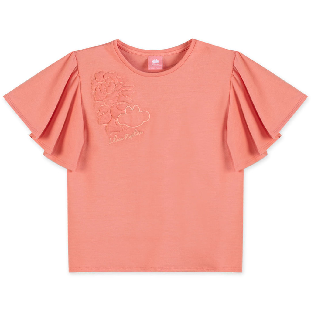 Blusa Manga Curta Infantil Feminino Lilica Ripilica em Oferta na Shopee