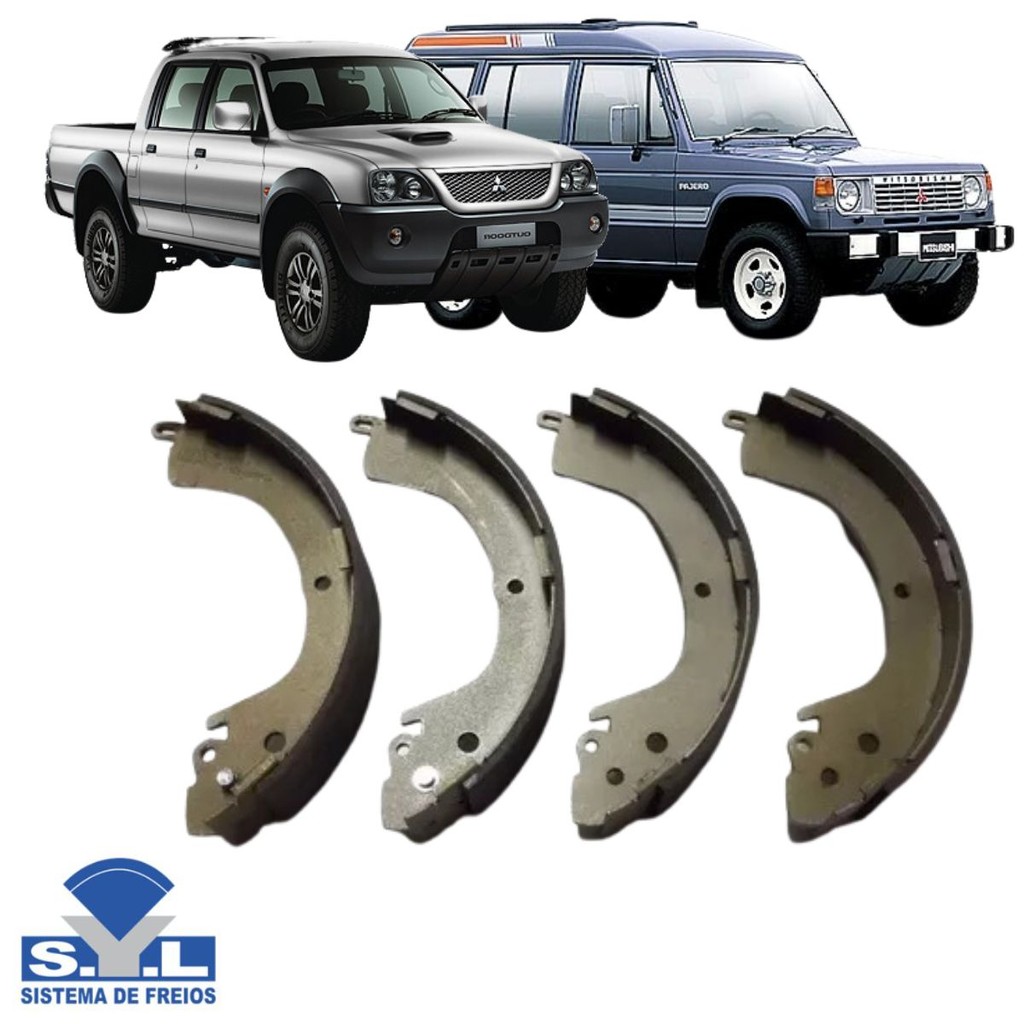 Sapata De Freio Traseiro - L200 2.5 1986 A 1989 / L200 2.5 1986 A 1989 / L200 2.8 1986 A 1989 / L200 2.8 1986 A 1989