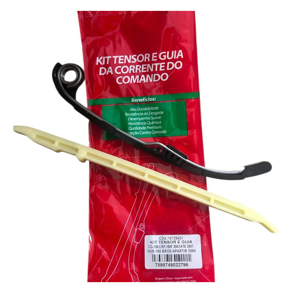 Kit Tensor + Guia Comando Cg 150, Crf 150f, Nxr 150, Bros