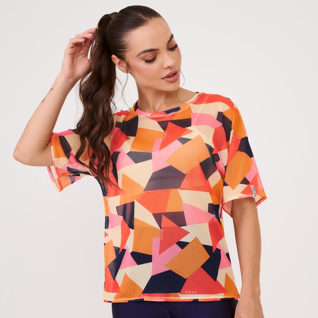 Blusão de Tule Estampa Senses em Oferta na Shopee