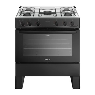 Fogão Atlas Milão Top 5 Bocas Preto Inox Bivolt Aut. em Oferta na Shopee