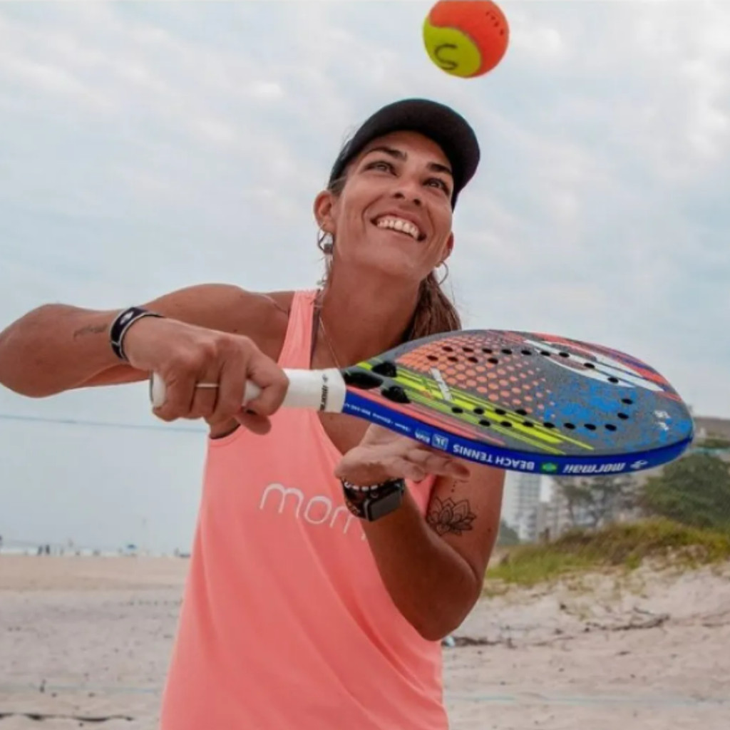 Raquete Beach Tennis Mormaii Sunset Pro Profissional Oficial · foto 2