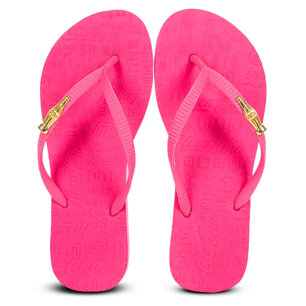 Chinelo Feminino Coca Cola Sandal Way Confortável Básico Chinelo Coca Cola Femin