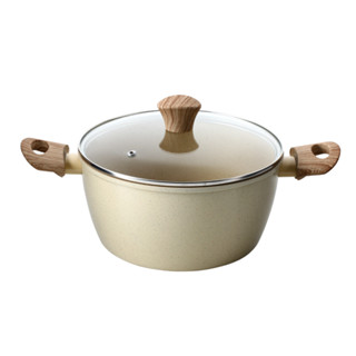 Panela Caçarola Com Tampa Revestimento Cerâmico Antiaderente Indução em Oferta na Shopee