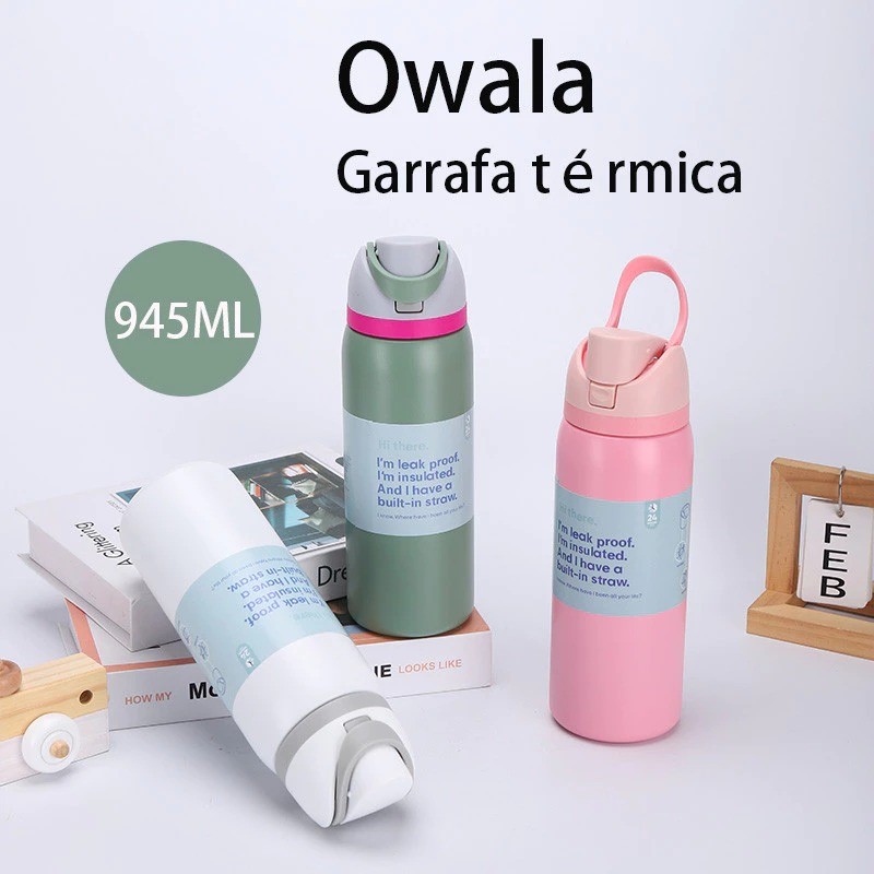 Garrafa Térmica Owala Para Esportes E Condicionamento Físico Ao Ar Livre em Oferta na Shopee