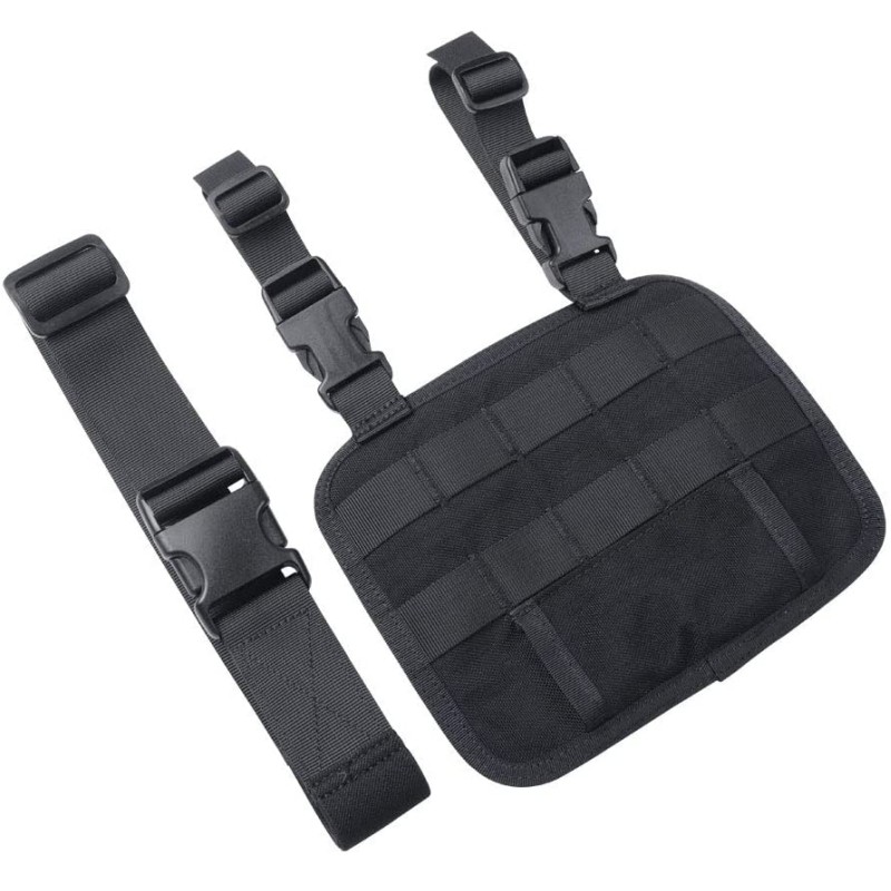 Módulo tático ao ar livre perna pendurado placa CS ventilador militar portátil revista saco MOLLE perna pendurado capa L