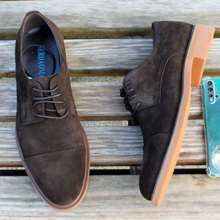 Couro genuíno negócios Nubuck couro Casual sapatos masculinos britânico baixo-Top camurça sapatos juventude moda camurça