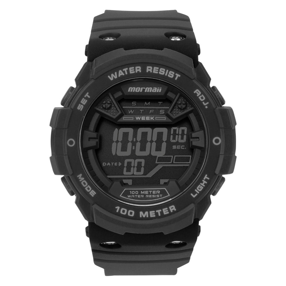 Relógio Mormaii Masculino Wave Preto - MO03500/8P