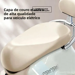 Capa impermeável para motocicleta para todas as estações, capa para bateria de veículo elétrico, almofada de assento uni