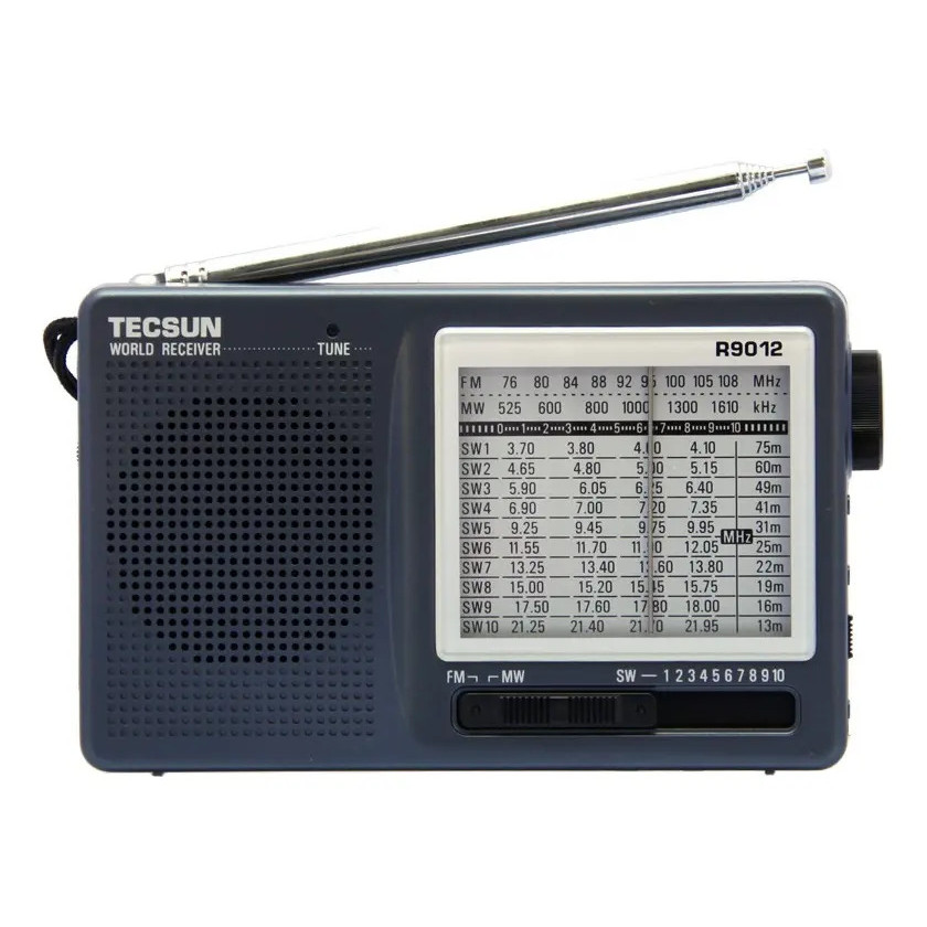 Rádio Ultimate Onda Curta Tecsun R-9012 AM/FM/SW