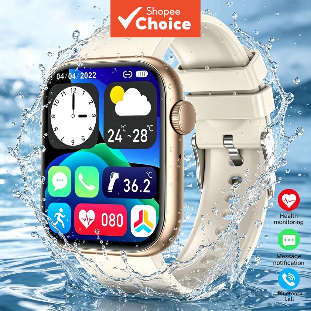Novo Smartwatch 2026: Carregamento Sem Fio, Chamadas Bluetooth, Relógio Inteligente Masculino e Feminino, Pulseira