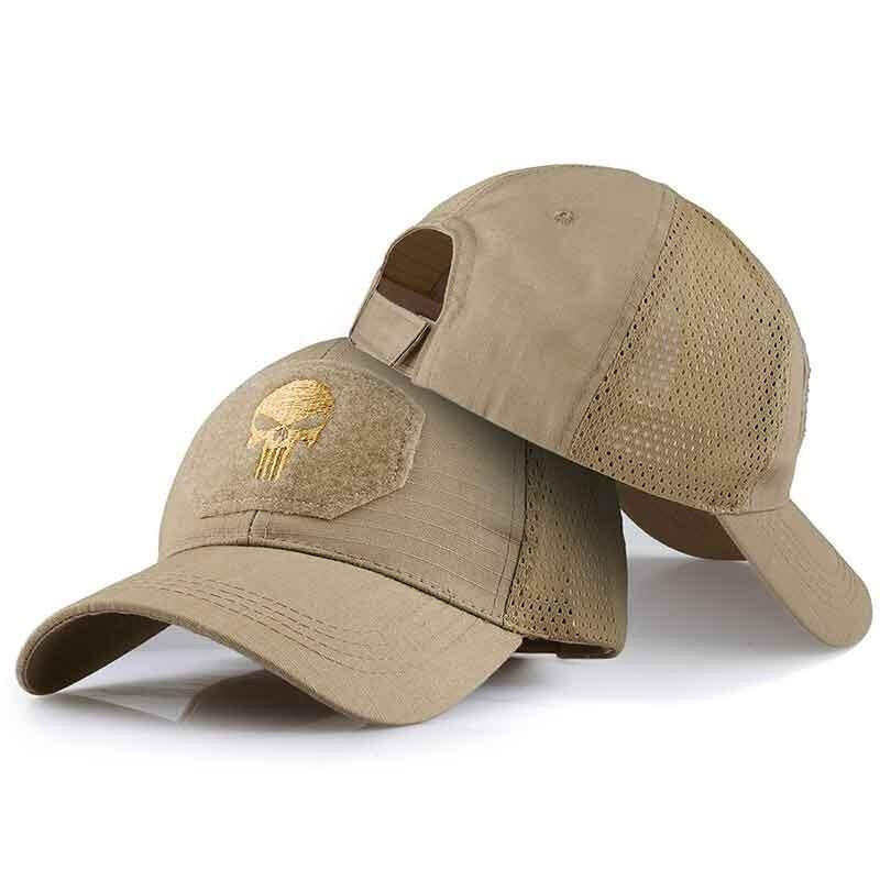 Chapéu Esportivo Camuflado , Boné De Beisebol Para Caminhada , Tênis , Golfe , Malha , Camuflagem Ao Ar Livre , Caveira 