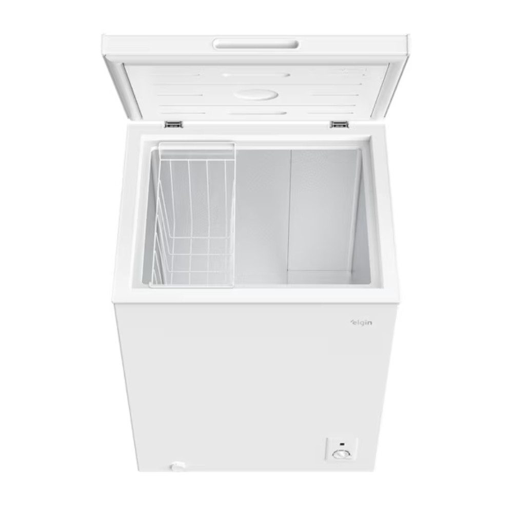 Freezer Horizontal Elgin 142L com Cesta Aramada ZAFN142D1NA Branco · foto 2