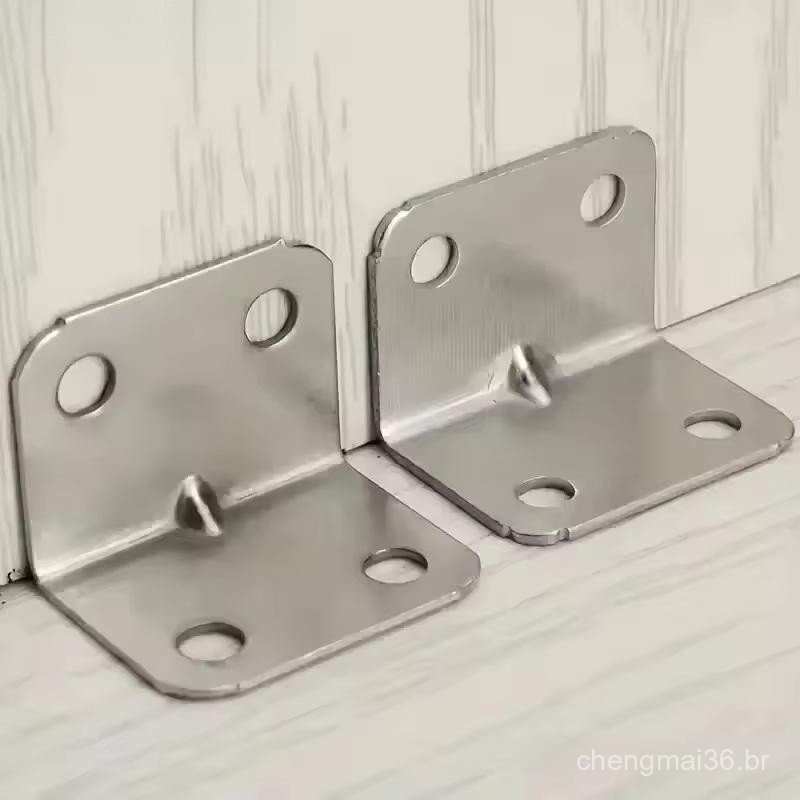 20 peças de placas de ferro angular, utilizadas para mesas, cadeiras, armários, guarda-roupas, conectores fixos, suporte