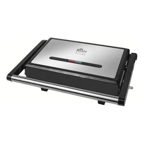 Grill Panini Inox 1200W Sanduicheira Elétrica Para Lanches Carnes e Grelhados Kian · foto 2