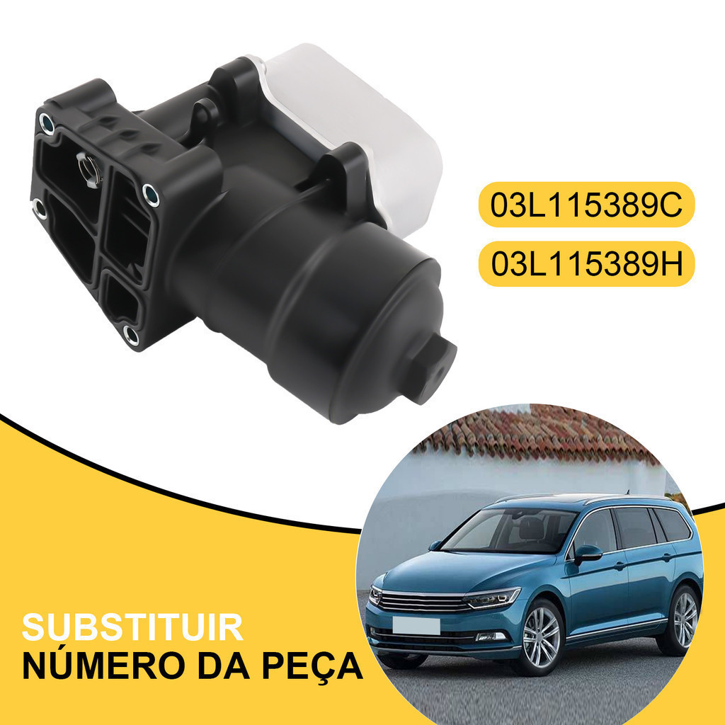 Resfriador Oleo e Suporte Filtro Amarok 2.0 16v Tdi 2011 2012 2013 2014 03L115389C