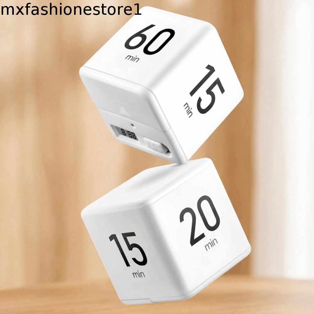 MXFASHIONE Cube Timer , Temporizador De Cozinha Sensível À Gravidade 15/20/30/60 min Contagem Regressiva Para Gerenciame