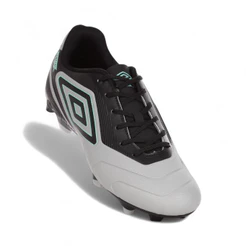 Chuteira Umbro Campo Attak III Cinza e Preto - Masculino
