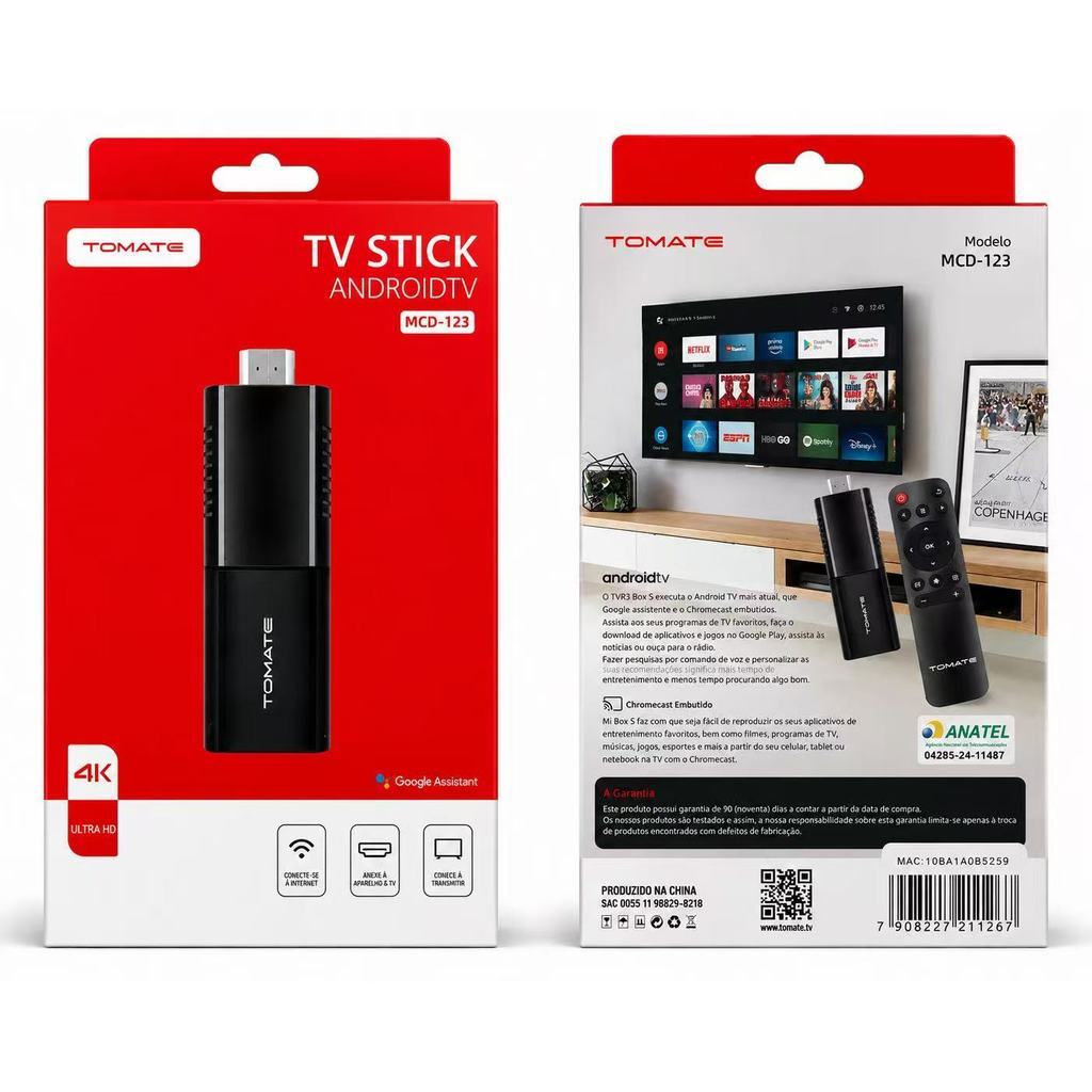 FIRE STICK TV TOMATE MCD-123 WIFI 5G 2.4 ANDROID TV MCD-123