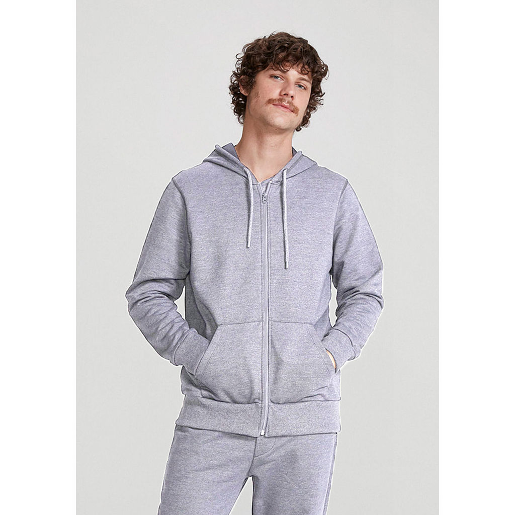 Jaqueta De Moletom Masculina Básica Com Capuz
