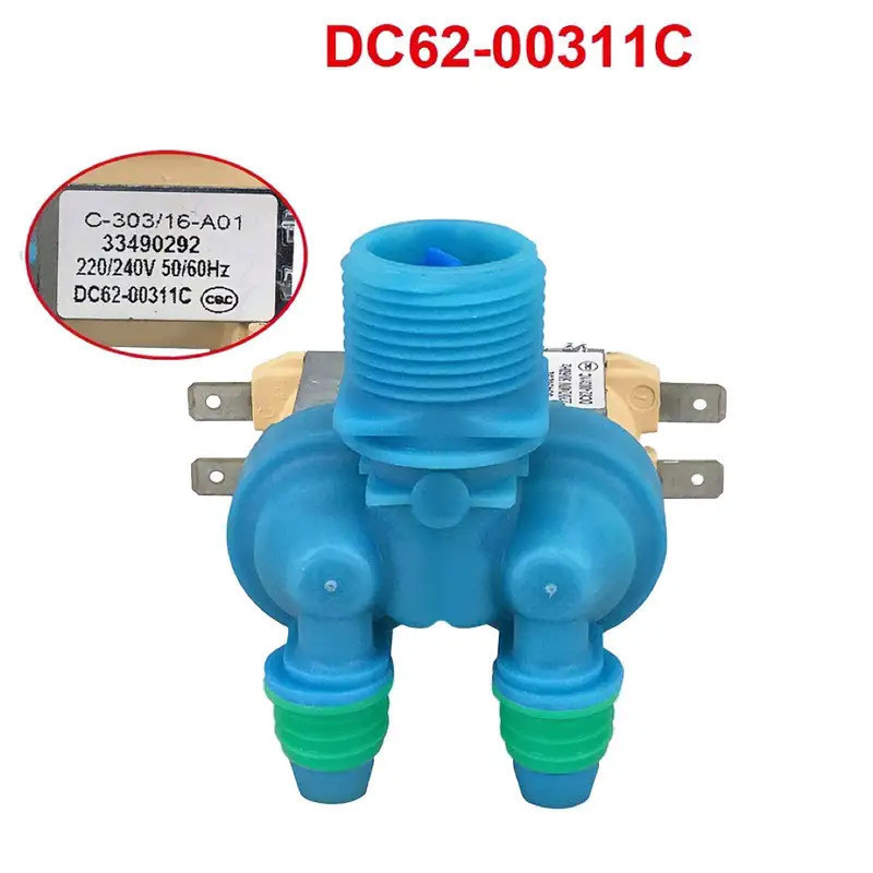 Novo Para Samsung Máquina De Lavar Roupa Válvula De Entrada De Água Solenóide DC62-00311C 00311G Peças Da