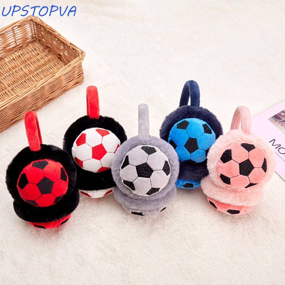 Protetores De Orelha Infantis Upstopao , Aquecedor De Futebol De Pelúcia Anticongelante , Ouvido De Inverno Engrossados 