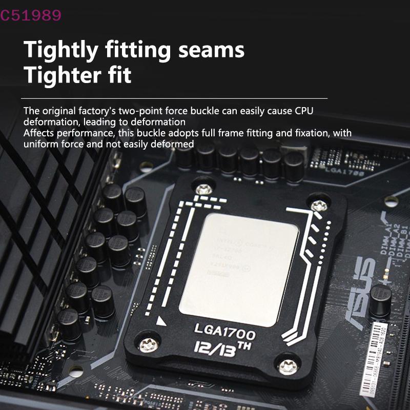 [kaan] Desktopputer Placa-Mãe CPU Braet LGA1700 Base De Dobra Antipressão Estrutura De Correção 12o 13o Capa Do Processa