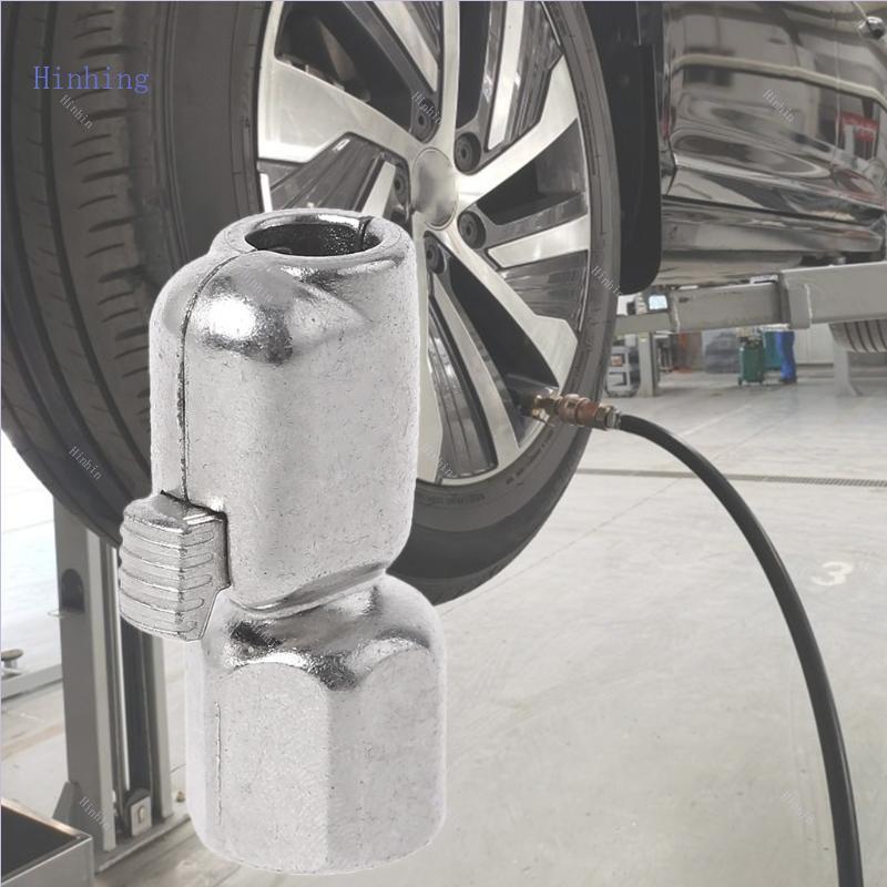 Hinhing 1 4 Trava De Inflador De Pneus De Metal No Mandril De Ar Mini Compressor Portátil