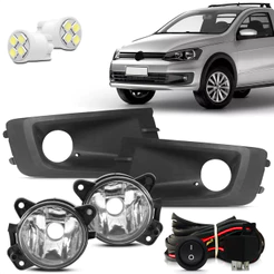 Kit Farol De Milha Neblina Auxiliar Saveiro G6 2013 2014 2015 2016